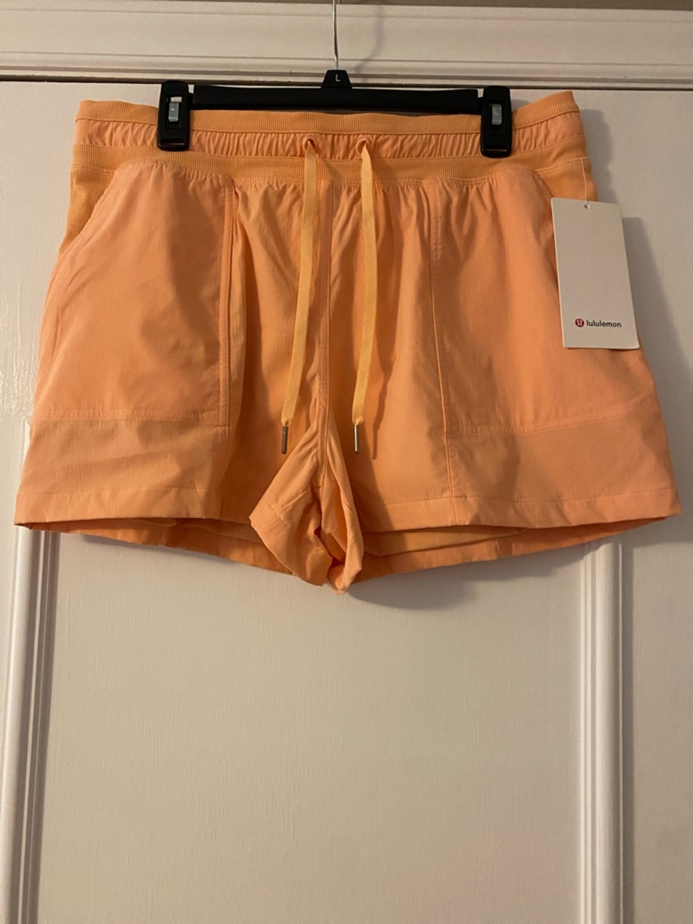 lululemon athletica Peach Elastic-Waist Athletic Shorts